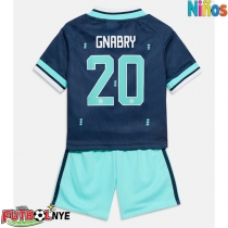 Camiseta Alemania Serge Gnabry #20 Visitante Equipación para niños Mundial 2026 manga corta (+ pantalones cortos)